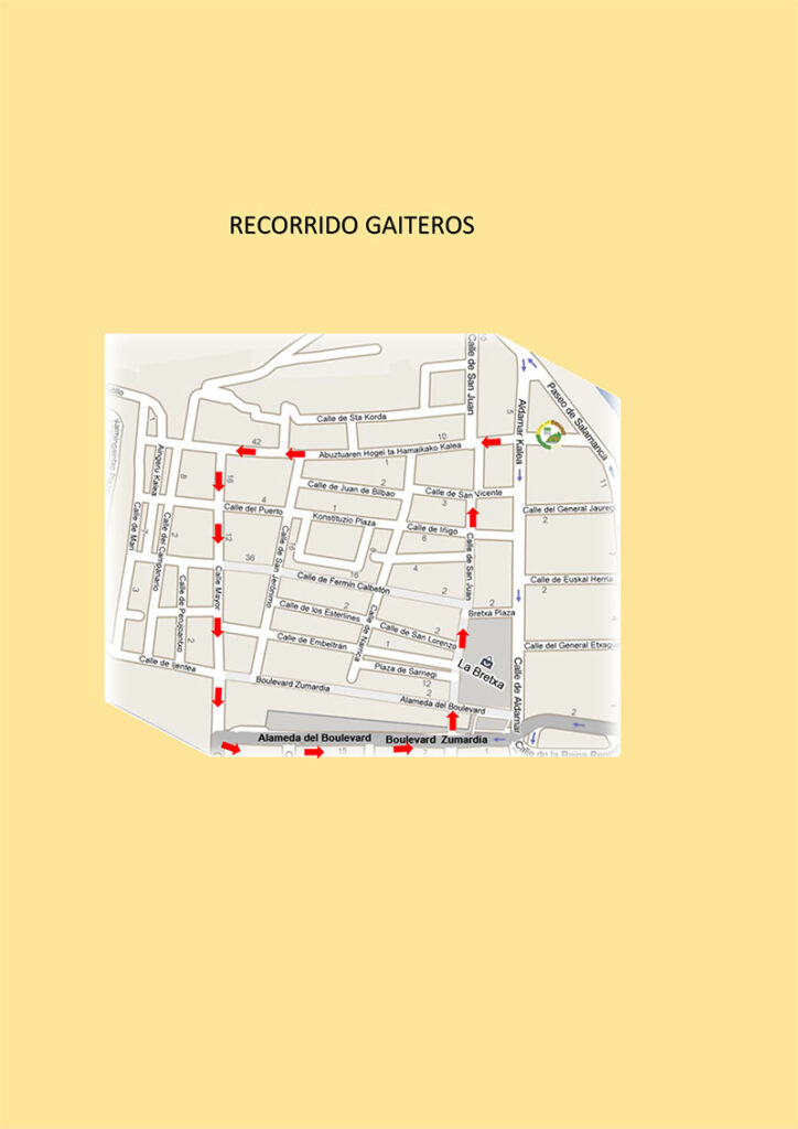 Recorrido gaiteiros