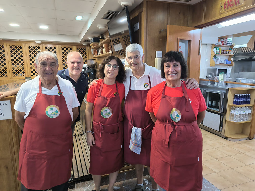 Trabajadores de la casa de la Rioja